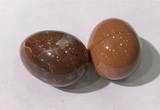 CDN1397 35*45mm egg-shaped brecciated jasper decorations wholesale