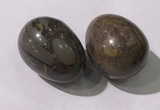 CDN1400 35*45mm egg-shaped tiger skin jasper decorations wholesale