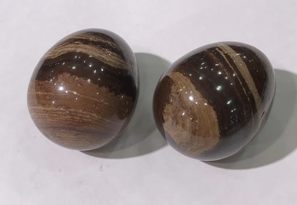 CDN1403 35*45mm egg-shaped jasper decorations wholesale