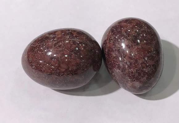 CDN1405 35*45mm egg-shaped jasper decorations wholesale