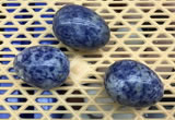 CDN308 30*40mm egg-shaped blue spot decorations wholesale