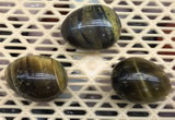 CDN311 30*40mm egg-shaped tiger eye decorations wholesale