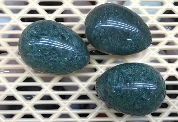 CDN312 30*40mm egg-shaped synthetic gemstone decorations wholesale