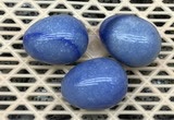 CDN321 30*40mm egg-shaped blue aventurine decorations wholesale