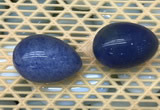 CDN336 35*50mm egg-shaped blue dumortierite decorations wholesale