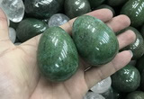 CDN35 38*50mm egg-shaped pyrite gemstone decorations wholesale