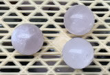 CDN370 25mm round rose quartz decorations wholesale