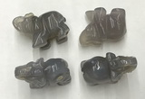 CDN386 20*40*30mm elephant grey agate decorations wholesale