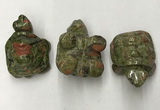 CDN442 28*45*22mm turtle unakite decorations wholesale