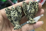 CDN497 35*50mm angel dalmatian jasper decorations wholesale