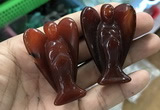 CDN499 35*50mm angel red agate decorations wholesale