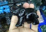 CDN519 33*65*45mm elephant black agate decorations wholesale