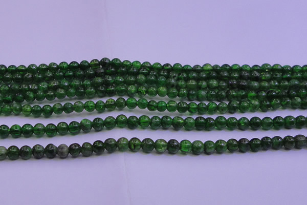 CDP02 15.5 inches 4mm round A- grade diopside gemstone beads