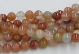 CDQ01 15.5 inches 6mm round natural red quartz beads wholesale