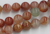 CDQ14 15.5 inches 12mm round natural red quartz beads wholesale