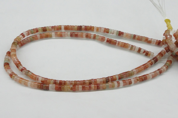 CDQ29 15.5 inches 2*4mm rondelle natural red quartz beads