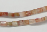 CDQ34 15.5 inches 4*6mm cuboid natural red quartz beads wholesale