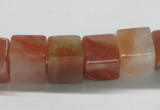 CDQ37 15.5 inches 12*12mm cube natural red quartz beads wholesale