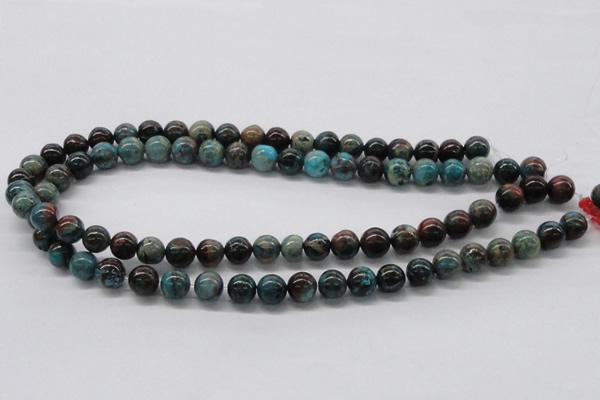 CDS07 16 inches 10mm round dyed serpentine jasper beads wholesale