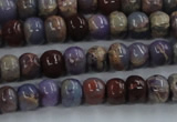 CDS276 15 inches 3*5mm rondelle dyed serpentine jasper beads