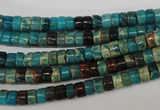 CDS31 15.5 inches 3*5mm heishi dyed serpentine jasper beads