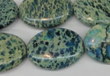 CDS56 15.5 inches 22*30mm oval dyed serpentine jasper beads