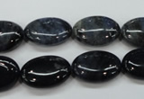 CDU08 15.5 inches 13*18mm oval natural blue dumortierite beads