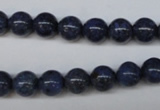 CDU102 15.5 inches 8mm round blue dumortierite beads wholesale