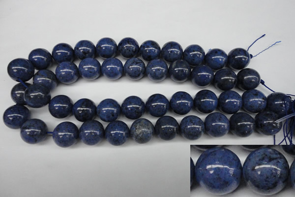 CDU106 15.5 inches 16mm round blue dumortierite beads wholesale