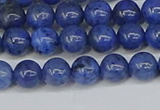 CDU341 15.5 inches 6mm round blue dumortierite beads wholesale