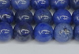 CDU343 15.5 inches 10mm round blue dumortierite beads wholesale