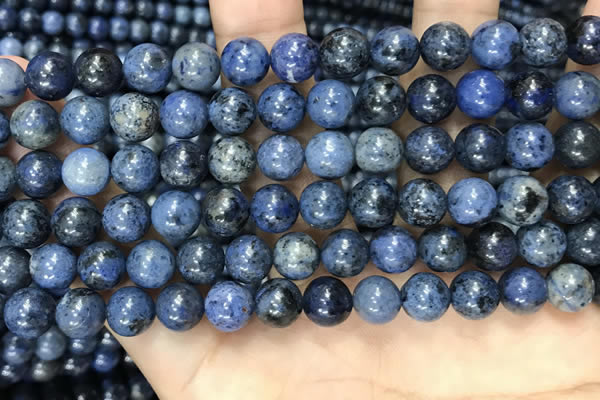 CDU352 15.5 inches 8mm round blue dumortierite beads wholesale