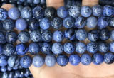 CDU369 15.5 inches 10mm round dumortierite gemstone beads