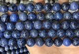 CDU370 15.5 inches 12mm round dumortierite gemstone beads