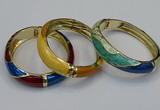 CEB160 17mm width gold plated alloy with enamel bangles wholesale