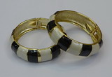 CEB164 19mm width gold plated alloy with enamel bangles wholesale