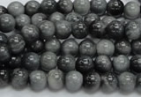 CEE03 15.5 inches 7mm round eagle eye jasper beads wholesale