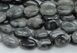 CEE15 15.5 inches 8*12mm oval eagle eye jasper beads wholesale