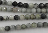 CEE351 15.5 inches 6mm faceted round eagle eye jasper beads