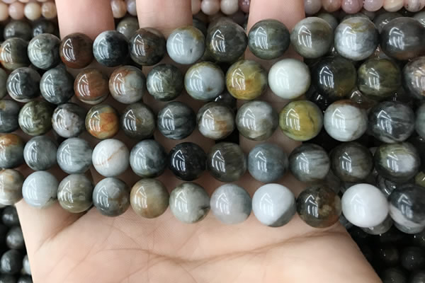 CEE526 15.5 inches 10mm round eagle eye jasper beads wholesale