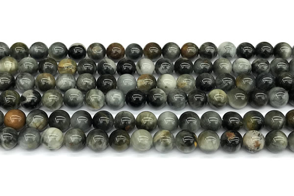 CEE551 15 inches 8mm round eagle eye jasper beads