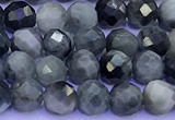 CEE562 15 inches 4mm faceted round eagle eye jasper beads