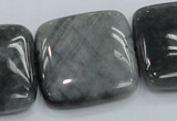 CEE62 15.5 inches 30*30mm square eagle eye jasper beads wholesale