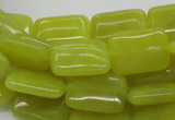 CEJ04 15.5 inches 13*18mm rectangle lemon jade beads wholesale