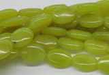 CEJ05 15.5 inches 10*14mm oval lemon jade beads wholesale