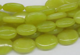 CEJ06 15.5 inches 12*16mm oval lemon jade beads wholesale