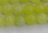 CEJ202 15.5 inches 8mm round lemon jade beads wholesale