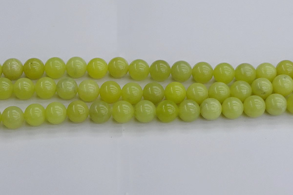 CEJ203 15.5 inches 10mm round lemon jade beads wholesale