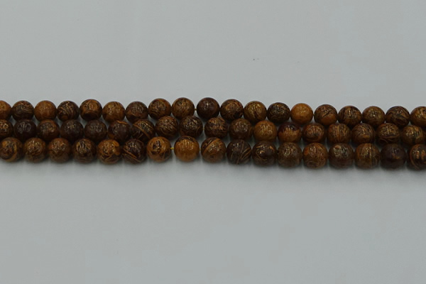 CEJ302 15.5 inches 8mm round elephant skin jasper beads wholesale