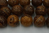 CEJ303 15.5 inches 10mm round elephant skin jasper beads wholesale